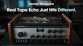 Video thumbnail for You can mix this REAL tape echo in STEREO! EchoFix EF-X3 | Secret Weapons Demo & Review by Mark Johnston
