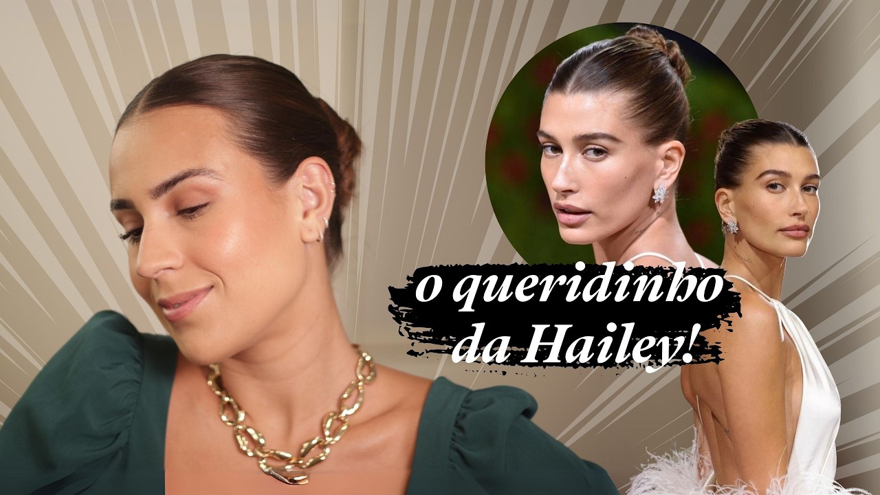 O segredo do Coque Clean Girl: Pronta em 5 min!