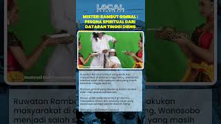 Misteri Rambut Gimbal Pesona Spiritual dari Dataran Tinggi Dieng