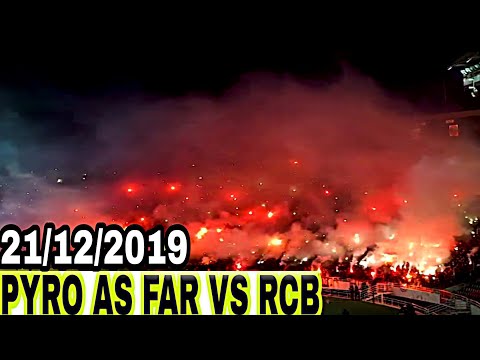 PYRO CURVA CHE  ULTRAS ASKARY & BLACK ARMY AS FAR VS RCB 21/12/2019