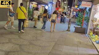 Walking Tour 4K | Alsancak Streets & Nightlife  |Bar Street | Izmir Turkey 2025