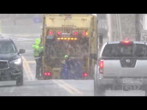 02-21-2020 Bourne, MA - Snow Squalls On Cape Cod