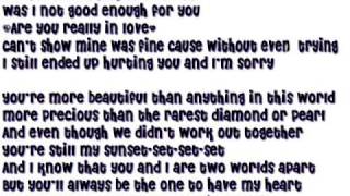 Sunset - Marques Houston lyrics