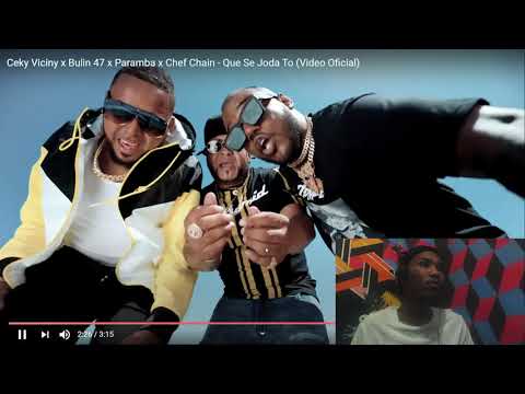 Ceky Viciny x Bulin 47 x Paramba x Chef Chain - Que Se Joda To (Video Reacción) Guandy G