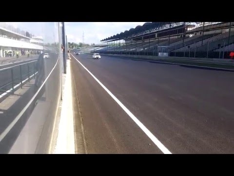 Báldi Gergő győzelem - Hankook Racer Cup - Hungaroring 3. futam célbaérés