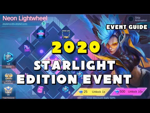 2020 Annual Starlight Skin Karrie Neon Lightwheel | 2020 Starlight Edition Skin Draw Event - MLBB