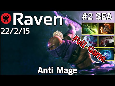 Raven [LOTAC] plays Anti Mage!!! Dota 2 Full Game 7.20