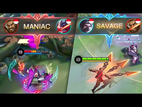 Musuh Maniac, Aku Balas Savage! - Mobile Legends