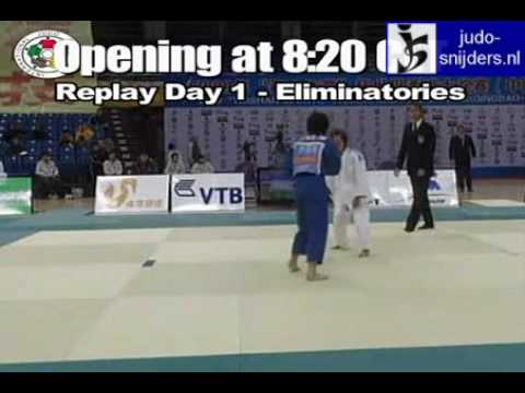 Judo 2009 GP Qingdao: Mi Song Kim (PRK) - Chao Zhang (CHN) [-48kg].