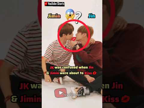 Jinmin🐥🐹 kissed Jungshook🐰😱 #shorts #viral #trending #bts #jimin #jin #jk #v #jhope #rm #suga #funny