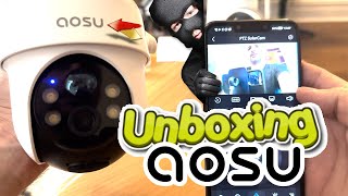 aosu Security Cameras Unboxing and Demonstration (aosu C9C-2H Solar Camera)