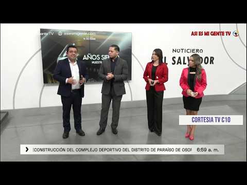 EDICIÓN DE LA MAÑANA NOTICIERO EL SALVADOR, DESDE EL DISTRITO DE SANTA TECLA, LA LIBERTAD,