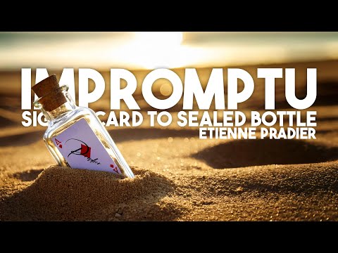 Unlimited Sneak Peek ft Signed Card in Sealed Bottle by Etienne Pradier