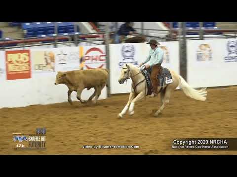 SJR Diamond Man shown by Tucker J  Robinson - 2020 Snaffle Bit Futurity (Open Futurity, Cow)