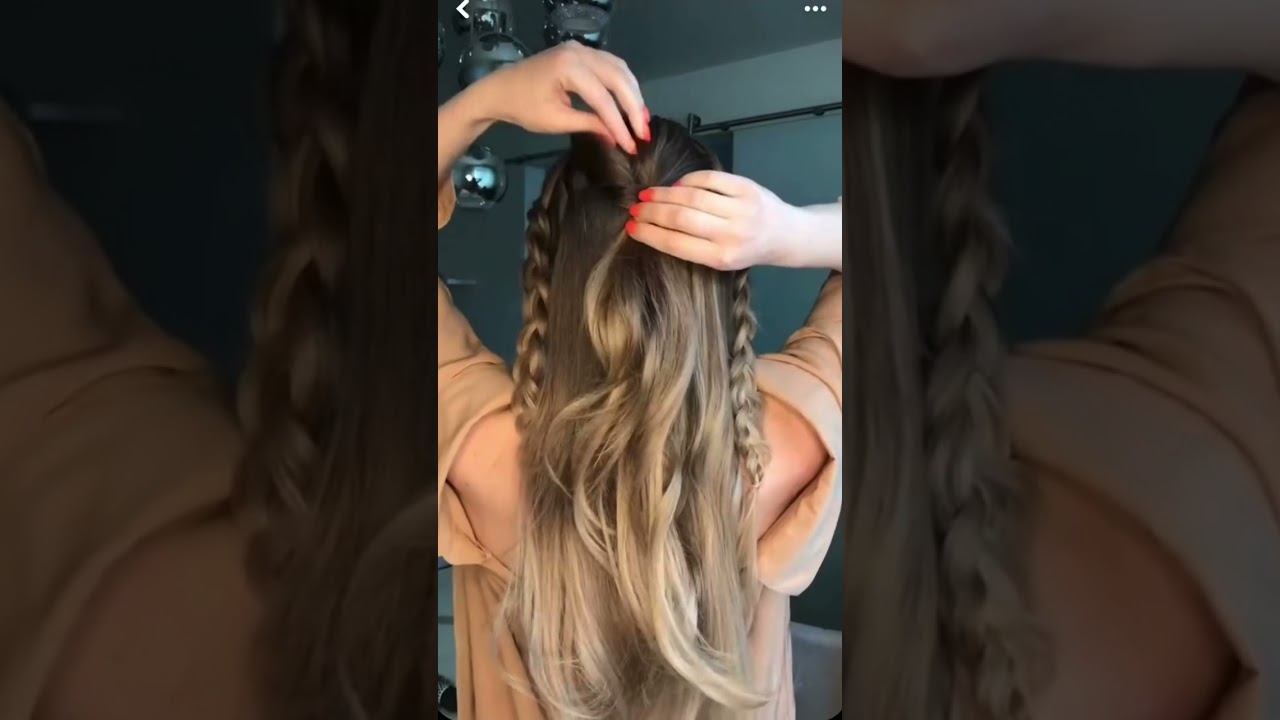 Half up boho hairstyle🤍