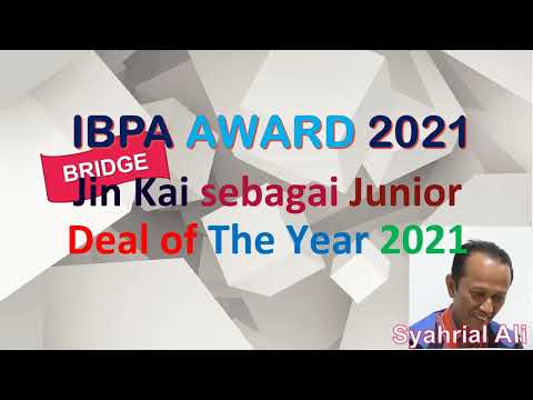 IBPA Award 2021 -  Junior Deal of The Year 2021