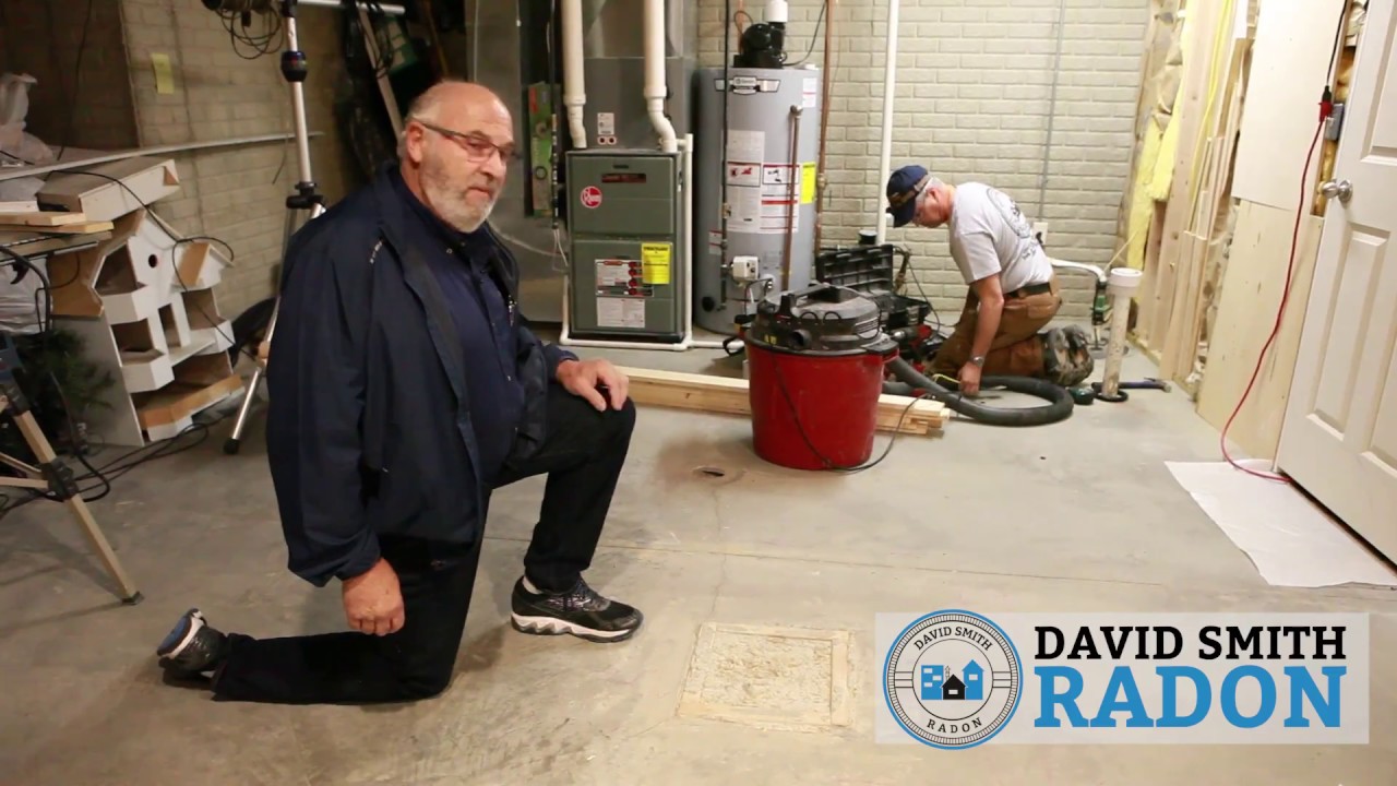 Typical Radon Removal System of a Home Built After the 1980's