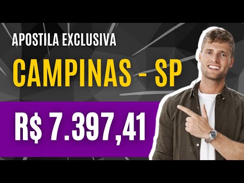 Apostila para Professor Adjunto I (Concurso Campinas - SP 2025)