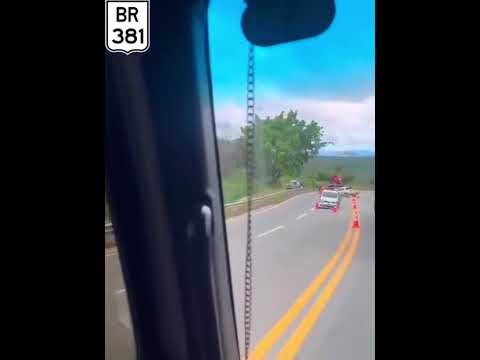 Acidente na BR 381 em São Gonçalo do Rio Abaixo MG.