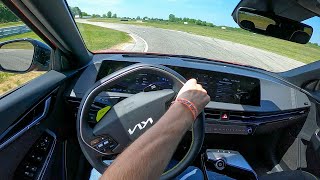 [WR Magazine] 2023 Kia EV6 GT - POV Track Drive (Gingerman Raceway)