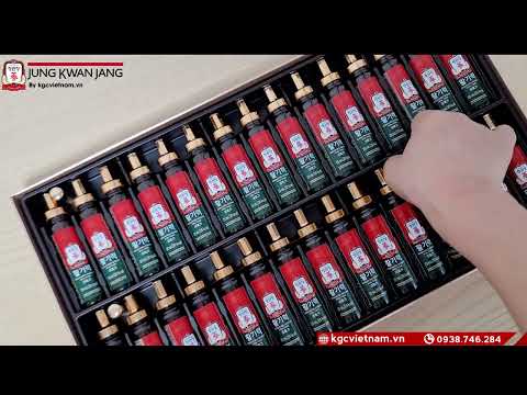 Video Nước hồng sâm KGC Jung Kwan Jang Vital Tonic 20ml x 30 ống