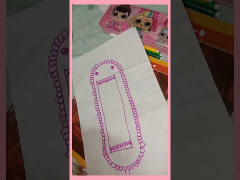 How To Draw A Funny Flower Monster  Folding Surprise#drawing#public#viral#style#shorts