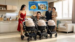 Poor guy wake up to be dad of 3sons & wife is hot CEO! Awaken system, 1sec get 10million!
