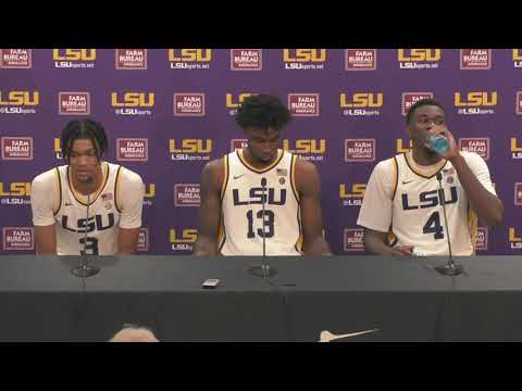 Video: LSU Basketball Player Press Conferences After Win Over Texas State