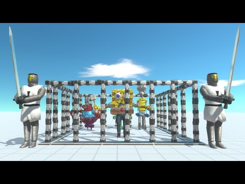 Saving Spongebob and the Gang - Animal Revolt Battle Simulator