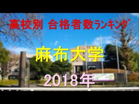 栄養学科 麻布大学 高校別合格者数ランキング 2018年【グラフでわかる】