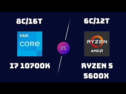 Intel Core i7-10700K vs AMD Ryzen 5 5600X – 8 Cores vs 6 Cores Gaming Showdown