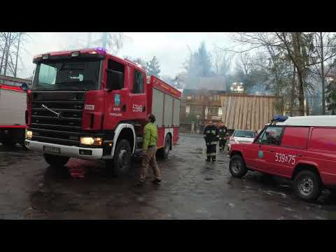 Przyjazd nowego wozu do OSP Maków Podhalański