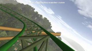 Voodoo- No Limits Roller Coaster- Intamin LSM Blitzcoaster