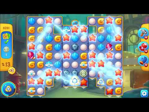 Fishdom Level 8281 walkthrough #fishdom #gaming