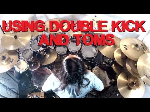Drum Lesson: Using Double Kick and Toms Together