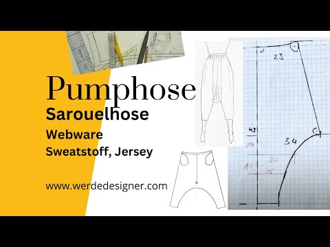 Pumphose Schnittmuster kostenlos