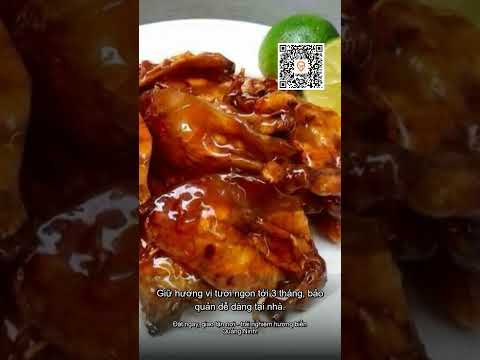 Mực rim me hộp 200g – Đặc sản hải sản truyền thống từ Hải Sản Ông Ba