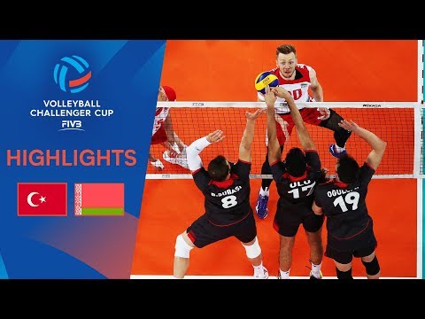 TURKEY vs. BELARUS - 3rd Place Match Highlights | FIVB Men's Challenger Cup 2019