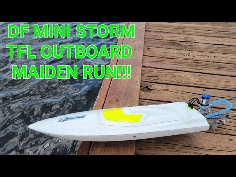 Delta Force Mini Storm Outboard Maiden Run