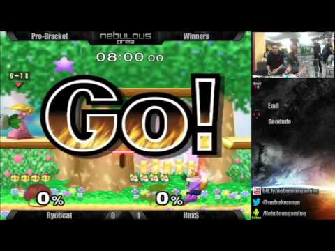 Nebulous Prime Melee #32 - Ryobeat (Peach) vs Hax$ (Fox)