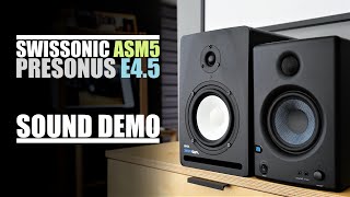 Video thumbnail for Swissonic ASM5  vs  PreSonus E4.5  ||  Sound Comparison by DSAUDIO.review
