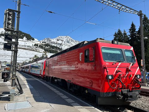 Führerstandsfahrt / Cab ride Glacier Express [Andermatt - Zermatt]