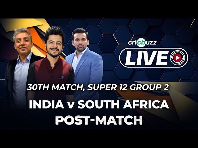 Cricbuzz Live: T20 WC | India v South Africa, Match 30, Post-match show