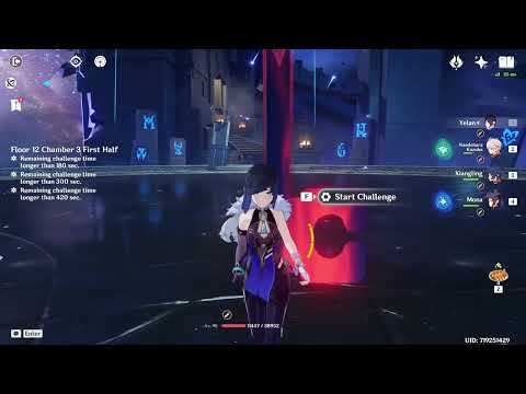 Yelan [Abyss 3.4 12-3-1] Speedrun 14s