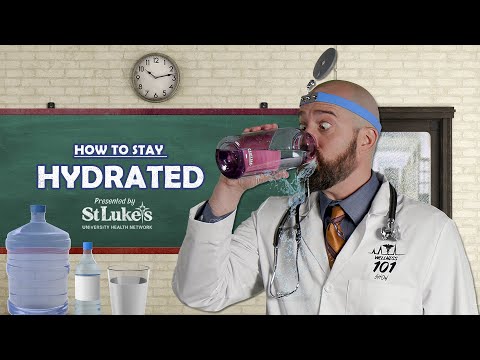 How to Stay Hydrated in Just Five Steps - Wellness 101 Sho3 #water #hydrated #health