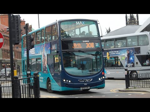 Top Deck View: Arriva North East 7624 (NK61EBP) VDL DB300/Gemini 2