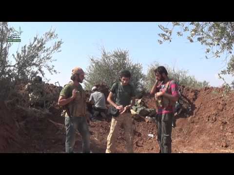 جولة ميدانية مع مقاتلي جبهة الإنقاذ المقاتلة ترصد الأوضاع والتطورات العسكرية في جبهة الحماميات في ريف حماة