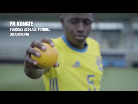 BATTERY TRICK SHOT CHALLENGE #1 - Pa Konate från U21 landslaget