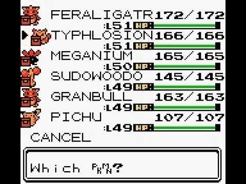 Pokemon Crystal Movie part 101 Gold vs Brock