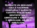 Camila  - Abrazame (Letras)